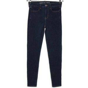 American Eagle‎ Hi-Rise Jegging Jeans Dark Next Level Stretch 4 x 28